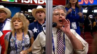 Tense moments, protests at Republican National Convention