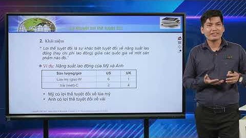 Kinh tế học quốc tế - Chương 1: Lý thuyết TMQT cổ điển - Phần 1 - GV Nguyễn Văn Nên
