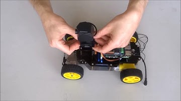 Assemble XiaoR Geek Donkey Car Raspberry Pi Robot Step 10: Install the Camera