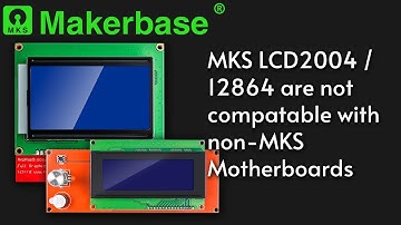 Solved the problem: MKS LCD2004/12864 are not compatable with non-MKS Motherboards