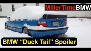 BMW Duck Tail Spoiler Installation