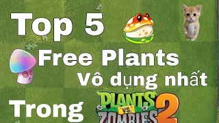Top 5 Free Plants Phế Nhất Trong Pvz 2 | Kyo Pvz