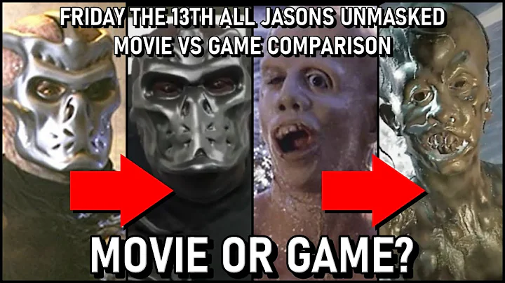 ALL JASONS UNMASKED Game and Movie Comparison Friday the 13th