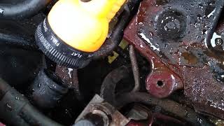 Saab 900 radiator flush after oil cooler failure