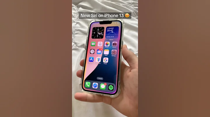 New Siri on iPhone 13?! 😱 #siri #ios18 #iphone13 #iphone #tech #technology #apple #fyp #viralvideo