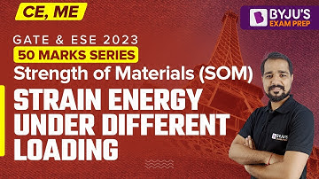 Strain Energy Under Different Loading | Strength of Materials in Hindi | GATE & ESE ME / CE 2023