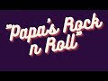 Joe Schaefer "Papa's Rock n Roll" Live Acoustic on Rock Paper Podcast