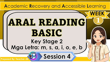 ARAL READING BASIC WEEK 1 SESSION 4 ARAL PROGRAM KEY STAGE 2