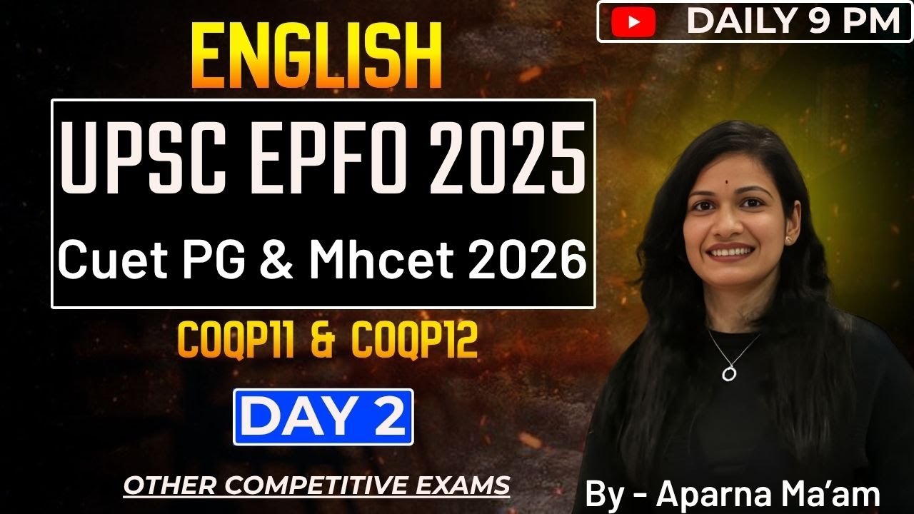 CUET PG 2026 English Language Class |Complete English for CUET PG LLB ...