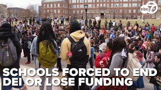 Schools face deadline to end DEI programs or risk losing federal funds
