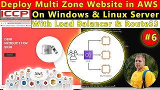 Deploy Multi Zone Website Using Load Balancer and Route 53 in AWS EC2 | AWS Session 6
