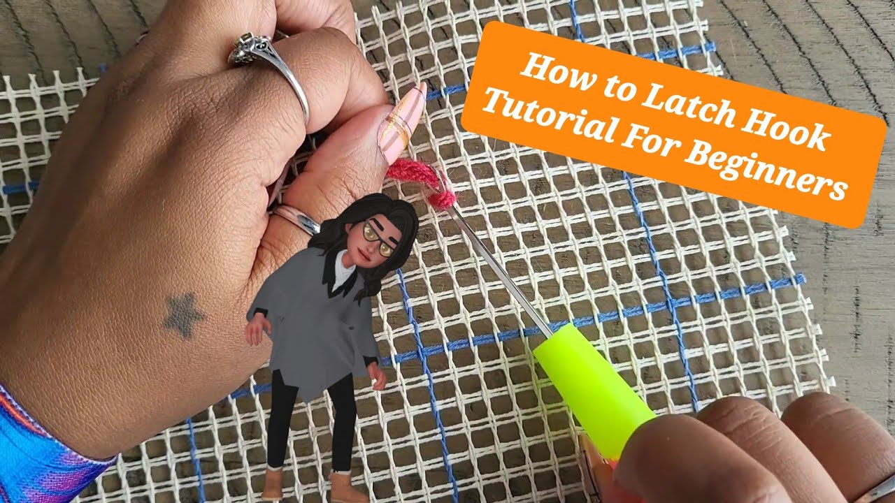 🐝 Bumbledaph: How-to bind a latch hook rug