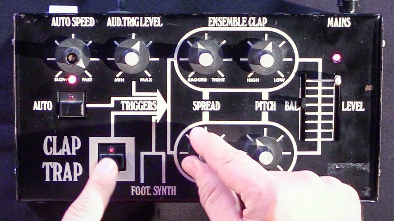 Simmons Clap Trap In Action - YouTube