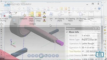 Mastercam X8 Simulator Live Section Planes - Cimquest 2 Minute Tuesday