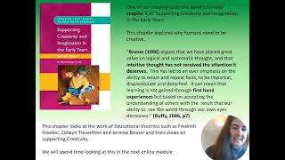 Online Module 1a Creativity   video
