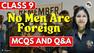 Class 9 English | No Men Are Foreign | MCQs | Q&amp;A | SEBA/ASSEB | Assamese Med.