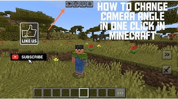 How to change camera angle in one click in Minecraft