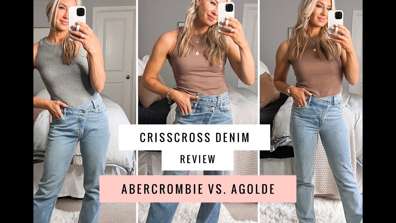 Abercrombie and Fitch Try On 2022 - Criss Cross Jeans - Jeans Try