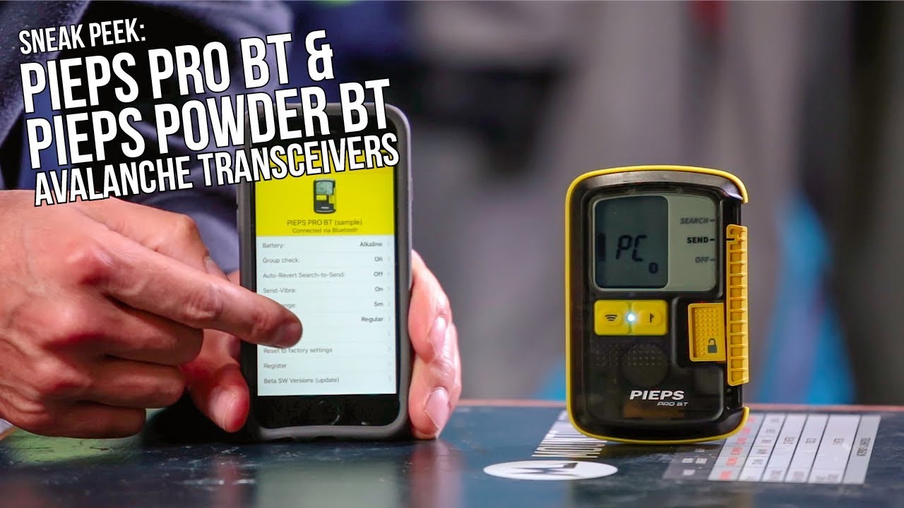 PIEPS Pro BT and Powder BT - Sneak Peek - YouTube