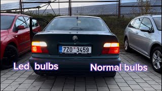 BMW E36 rear bulbs replacement for LED from AliExpress