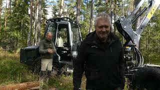 Småländsk Mossgallring Med Malwas Nya 560-Skördare I Version 5.