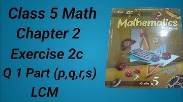 Class 5 Math Chapter 2 Ex 2c Q 1 Part (p-s)|class 5 math ex 2c q 1 (p-s) #math #maths #mathematics
