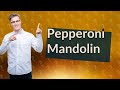 Can you cut pepperoni with a mandolin