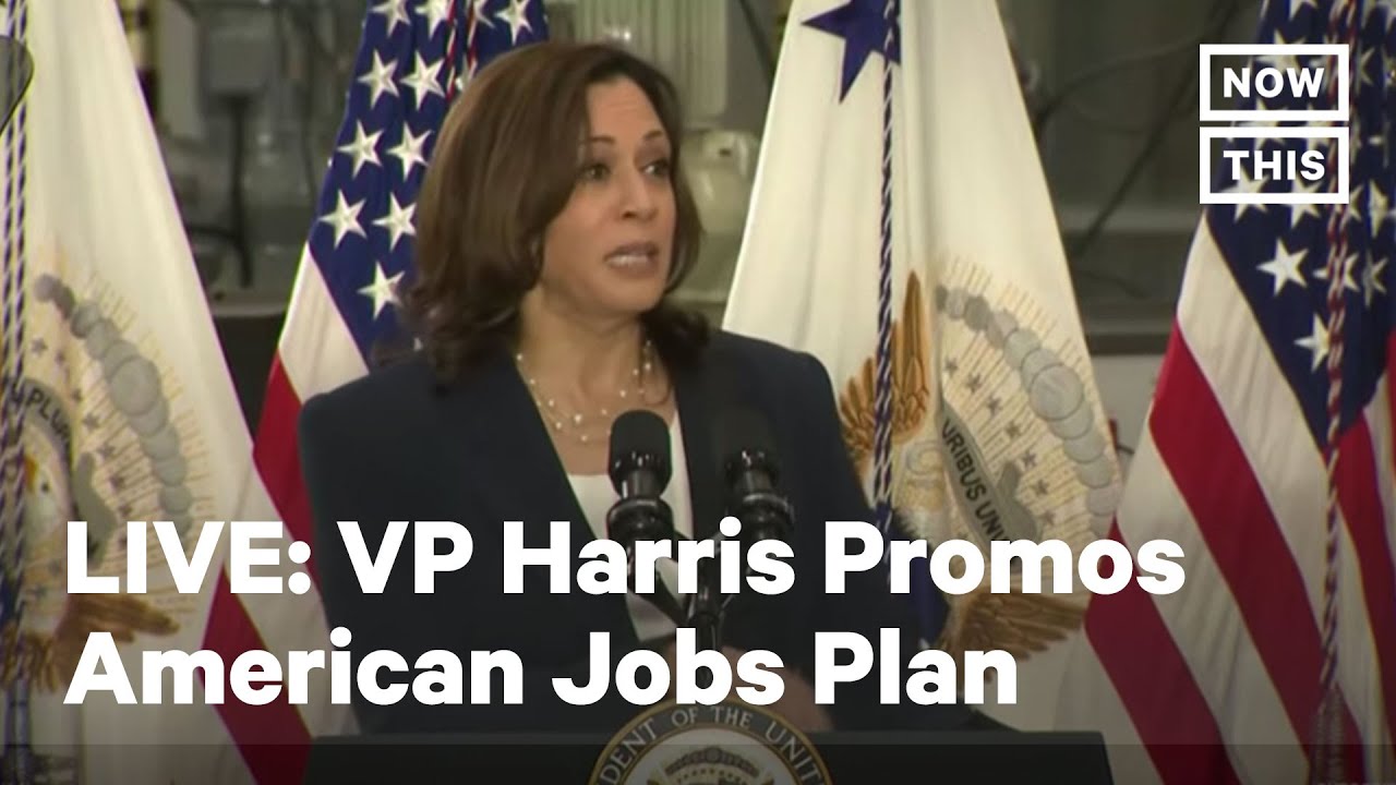 VP Kamala Harris Delivers Remarks on the American Jobs Plan | LIVE ...