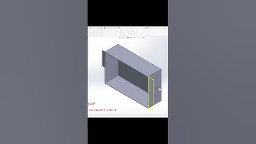 SolidWorks Örnek Çizim 130 (3D solid model example) #shorts #solidworks