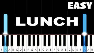 Billie Eilish - LUNCH - EASY Piano Tutorial