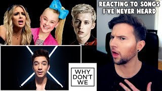 REACTING TO SONGS IVE NEVER HEARD 4