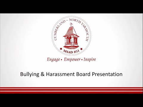 Bullying & Harassment Board Presentation