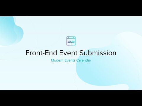 Front-end Event Submission