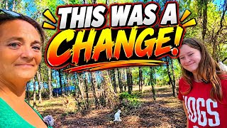 THIS WAS A CHANGE!