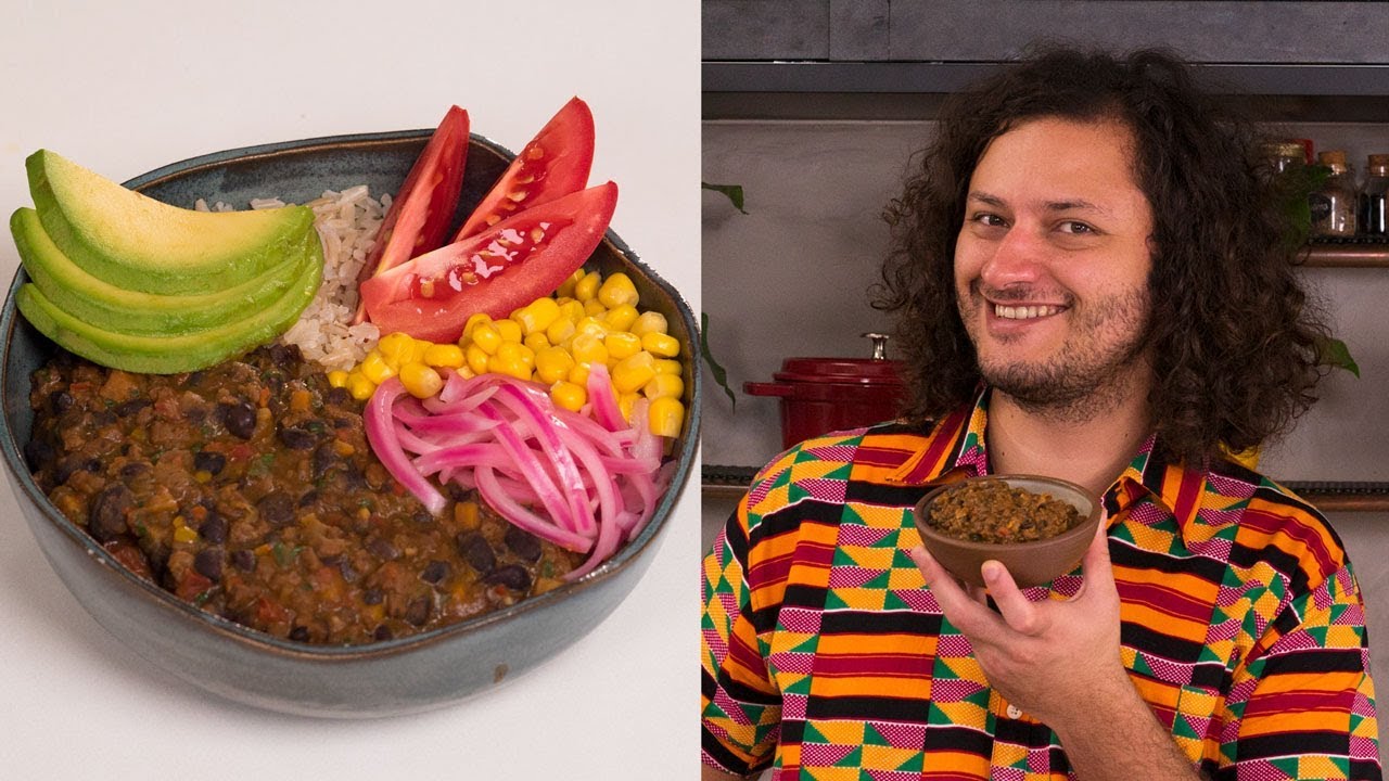 CHILLI VEGANO DE FEIJÃO PRETO | Rafael Ribas