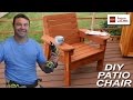 How to Build a Patio Chair - DIY Outdoor Chair Build