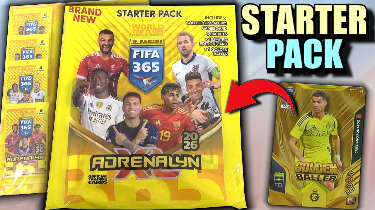 NEW ADRENALYN XL 2026 FIFA 365 Starter Pack & Multipack Opening | Full Collection | GOLDEN BALLER