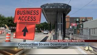 Construction strains downtown Rochester businesses @News3KIMT