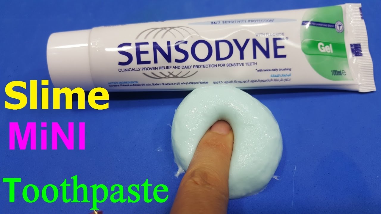 Diy Slime Toothpaste How To Make Slime With Toothpaste Sensodyne