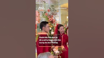 Khoảnh khắc Midu được mẹ dắt ra mắt họ hàng và chính thứ trao tay cho chú rể Minh Đạt #disoisaodi