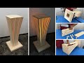 Construye tu propia lámpara de pie de madera: Un proyecto de bricolaje con Creativo y Estilo