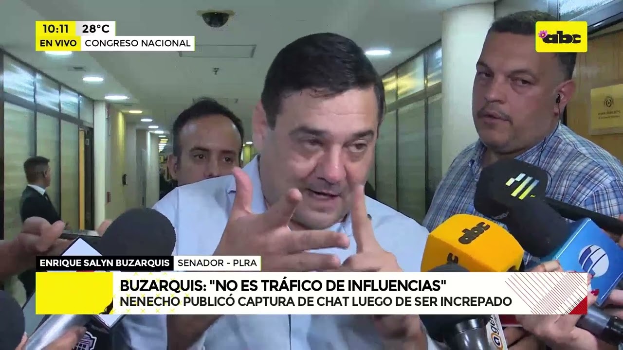 “Voy a ser la peor pesadilla de este gobierno”: Buzarquis niega tráfico de influencias
