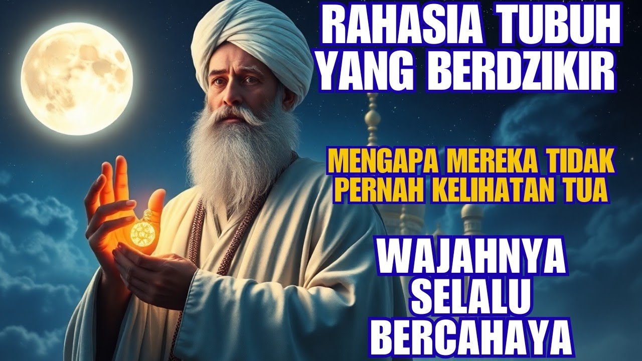 RAHASIA TUBUH YANG BERDZIKIR, MENGAPA MEREKA TIDAK PERNAH TUA DAN WAJAHNYA SELALU BERCAHAYA