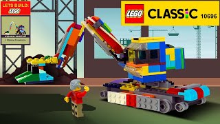 Lego 10696 Excavator MOC 🚚 How to Build John Deere Excavator from LEGO 10696 💰👍 Save Money & Space 💰 screenshot 2