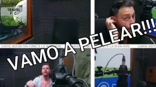 Pelea entre Miranda y Belo en vivo radio Carve