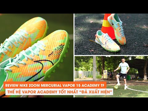Video #107 REVIEW NIKE ZOOM MERCURIAL VAPOR 15 ACADEMY TF |... - youtube
