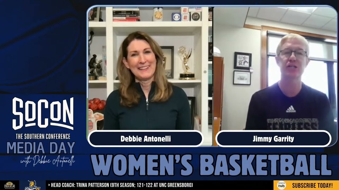 Women's Basketball Head Coach Jimmy Garrity Joins Debbie Antonelli On SOCON Basketball Preview Show