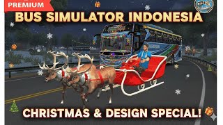 Santa Clue Train 🎅🚆 | BUSSID Christmas Mode Special | Bus Simulator Indonesia screenshot 3
