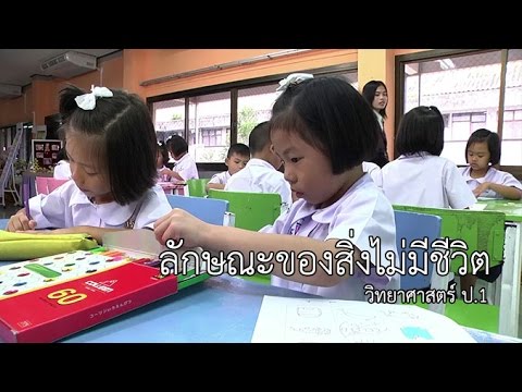วิทยาศาสตร์ ป.1 ลักษณะของสิ่งไม่มีชีวิต ครูเกศสิริ แพะโต๊ะ