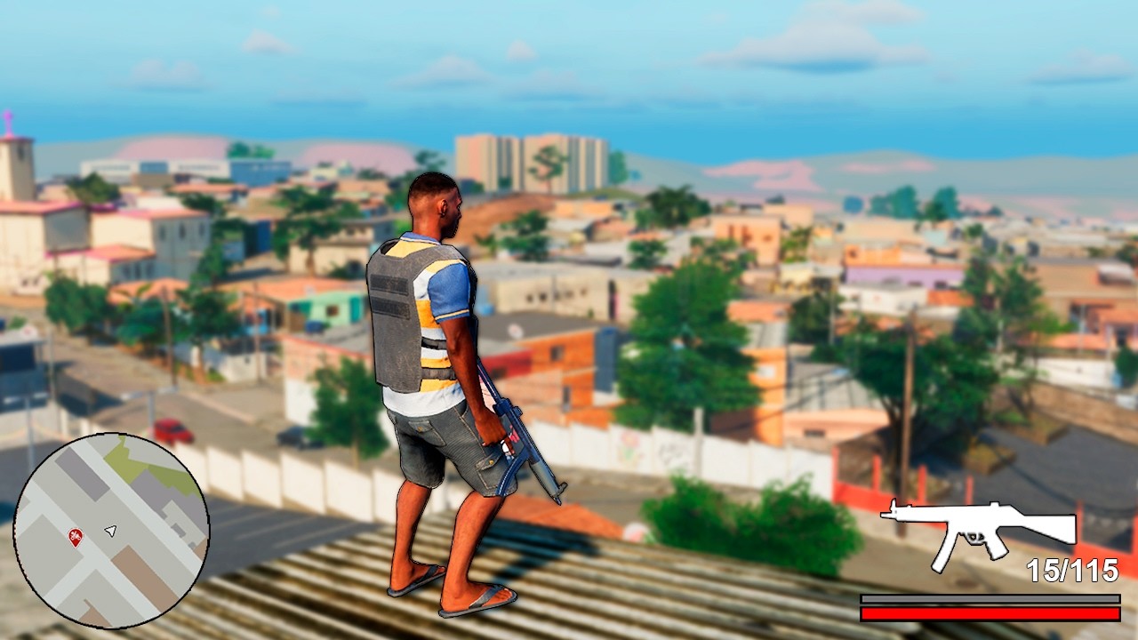 Jugando al GTA BRASIL